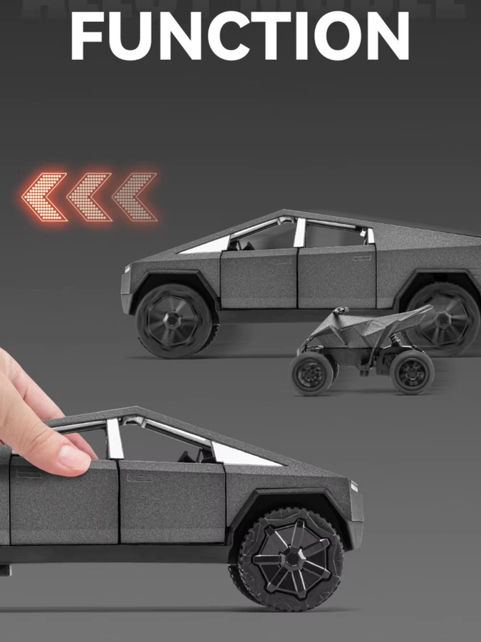 RMZ city Pickup Modell Auto, 1:32, Metall, mit Licht und Sound - Bild 4
