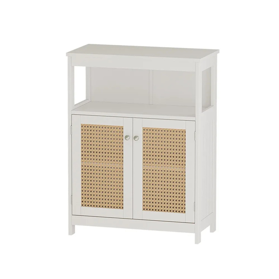 Vicco Sideboard Rosario Weiß mit 2 Türen und Ablage für das Badezimmer, B/T/H: 60 x 80 x 95,9 cm - Bild 2