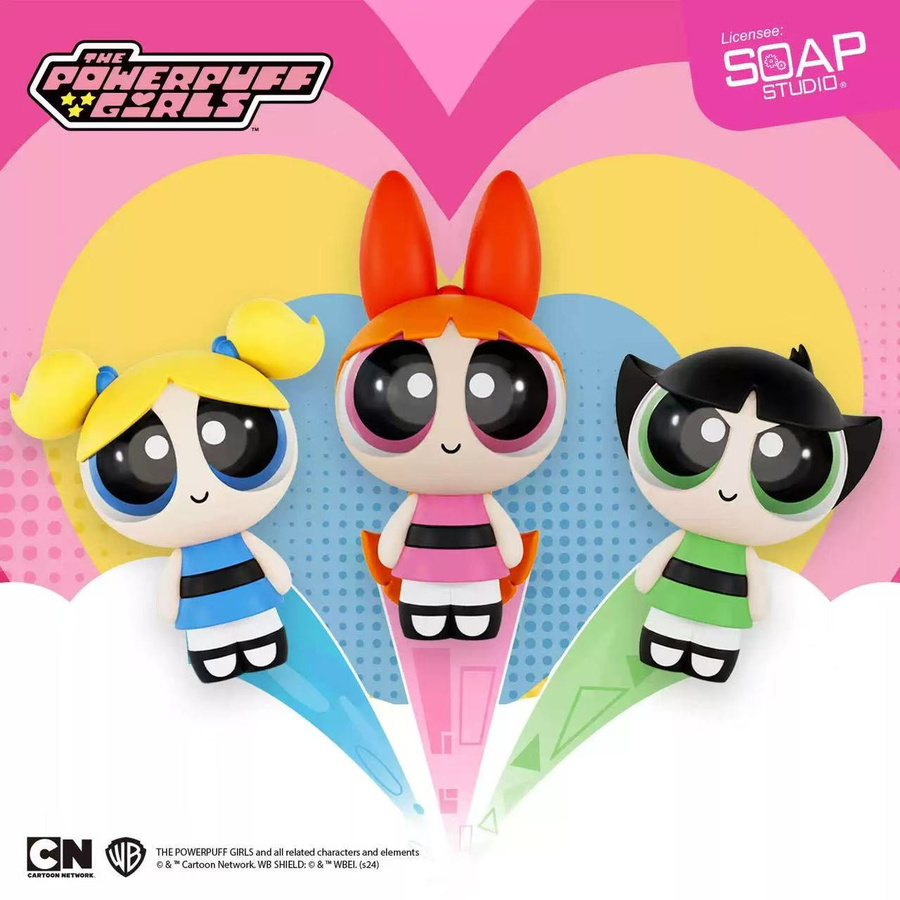 Powerpuff Girls Blossom Buttercup Bubbles Action-Modell Spielzeug 3,75-Zoll-Figur - Bild 2