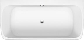 Duravit Badewanne Qatego mit 2 Rückenschrägen, weiß, B/T: 180 x 87 cm - Bild 1