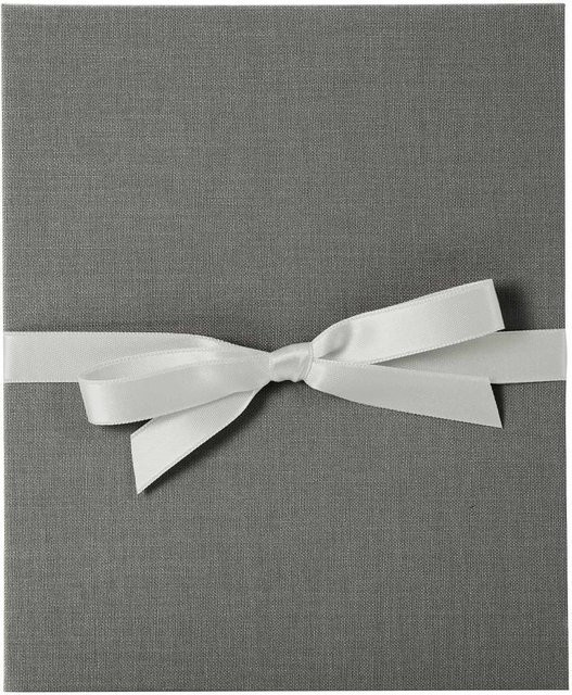 goldbuch Leporello Fotoalbum Grau mit schwarzen Seiten für 10 Fotos, B: 15,5 cm, H: 19,0 cm - Bild 1