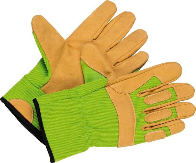Robuste Gartenhandschuhe für Damen und Herren in Grün, Größe 10 - Bild 1