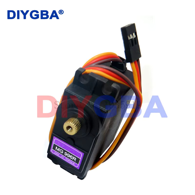 DNIGEF MG996R Digital Servo mit Metallgetriebe in Schwarz für RC-Modellautos, Hubschrauber und Futaba JR Modelle - Bild 2