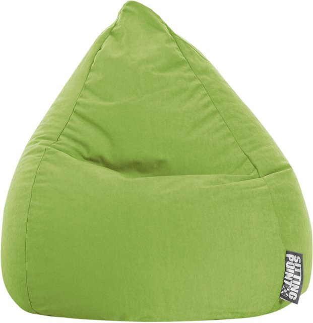 Sitting Point Sitzsack Easy L Grün mit abnehmbarem Bezug und Füllöffnung - Bild 1