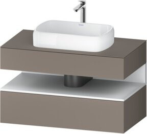 Duravit Waschtischunterschrank Qatego Weiß matt, B/T/H: 100 x 55 x 60 cm - Bild 1