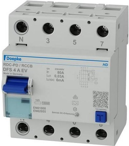 Doepke FI-Schutzschalter RCD 4,0 A in Weiß 09154818HD - Bild 1