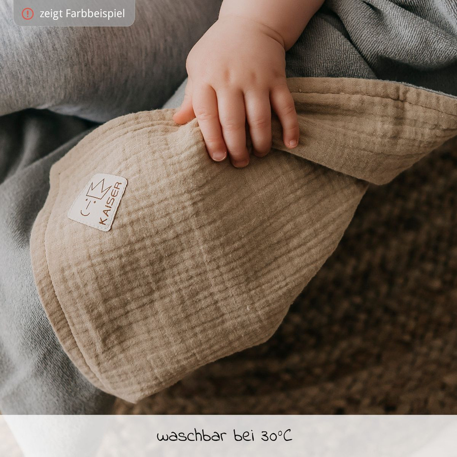 Kaiser Einschlagdecke Sunny Wrap Summer für Babyschalen in Slit Green, 85 x 85 cm - Bild 4