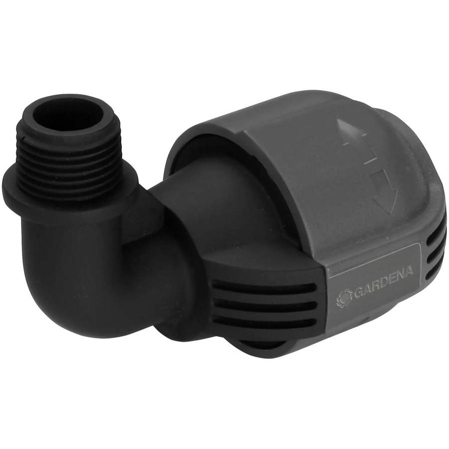 Gardena L-Stück Quick & Easy Schnellverbindung mit 25 mm x 13 mm Außengewinde und selbstdichtender Technik - Bild 2