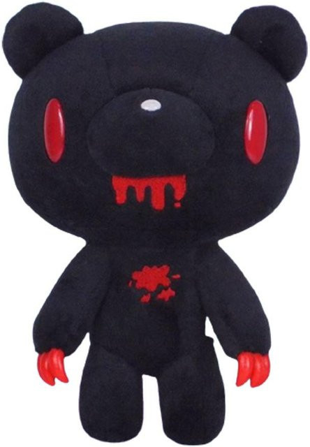 GloomyBear Gewalttätiger Bär, Plüsch Puppe, Rosa Schwarz, 20-25cm - Bild 1