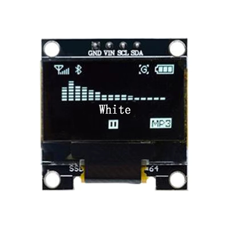 Si Tai&SH OLED LCD LED Display Modul 0.96 Zoll mit I2C Kommunikation in Gelb-Blau und Weiß für Arduino - Bild 1