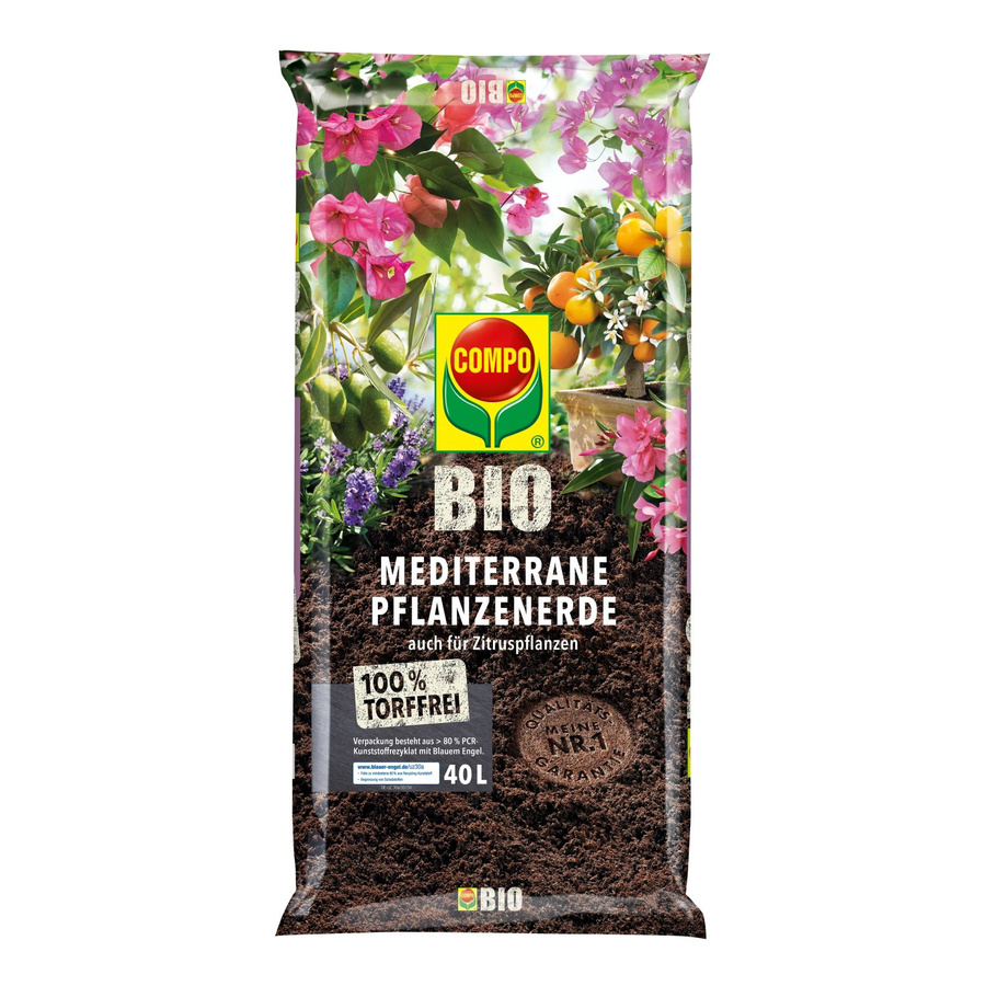 Compo Bio Mediterrane Pflanzenerde torffrei 750 g - Bild 2