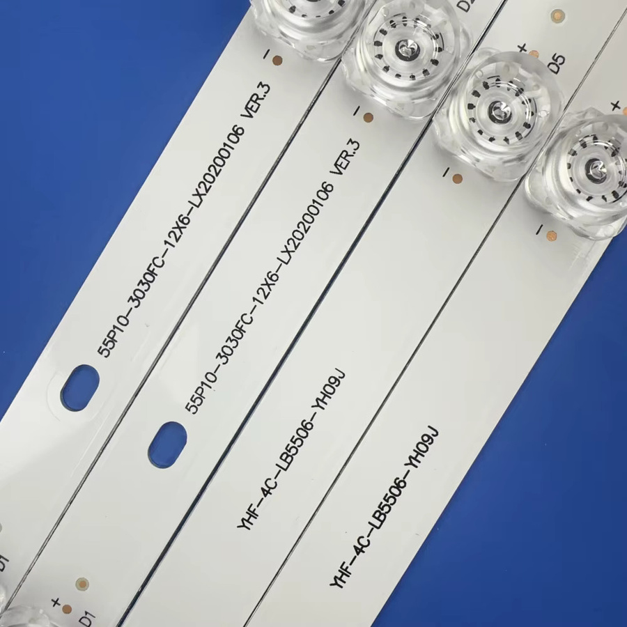 LED-Streifen in Weiß für TCL 55 Zoll Fernseher Modelle 55C715 55C715K 55C715X1 55C717 55C716 55C78 - Bild 2
