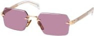 David Beckham DB 7109/S Sonnenbrille, randlos, quadratisch, Herren, gold, red, purple - Bild 1