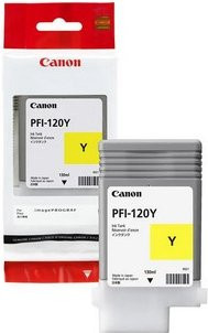 Canon PFI-120 Tintenpatrone Originalzubehör Gelb für Inkjet-Drucker - Bild 1