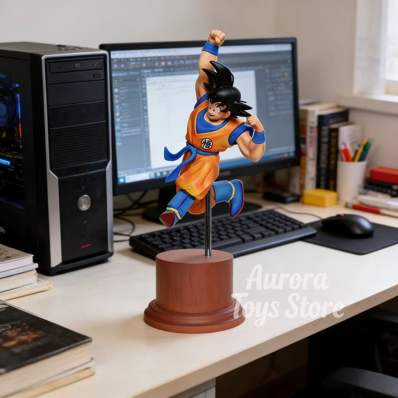 Bandai Dragon Ball Z Goku Actionfigur aus PVC in Orange, 25 cm Höhe - Bild 5