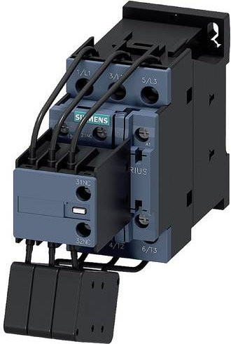 Siemens Kondensatorschütz 3RT2627-1AB05 grau mit 3 Schließern 10A 77 VA - Bild 1