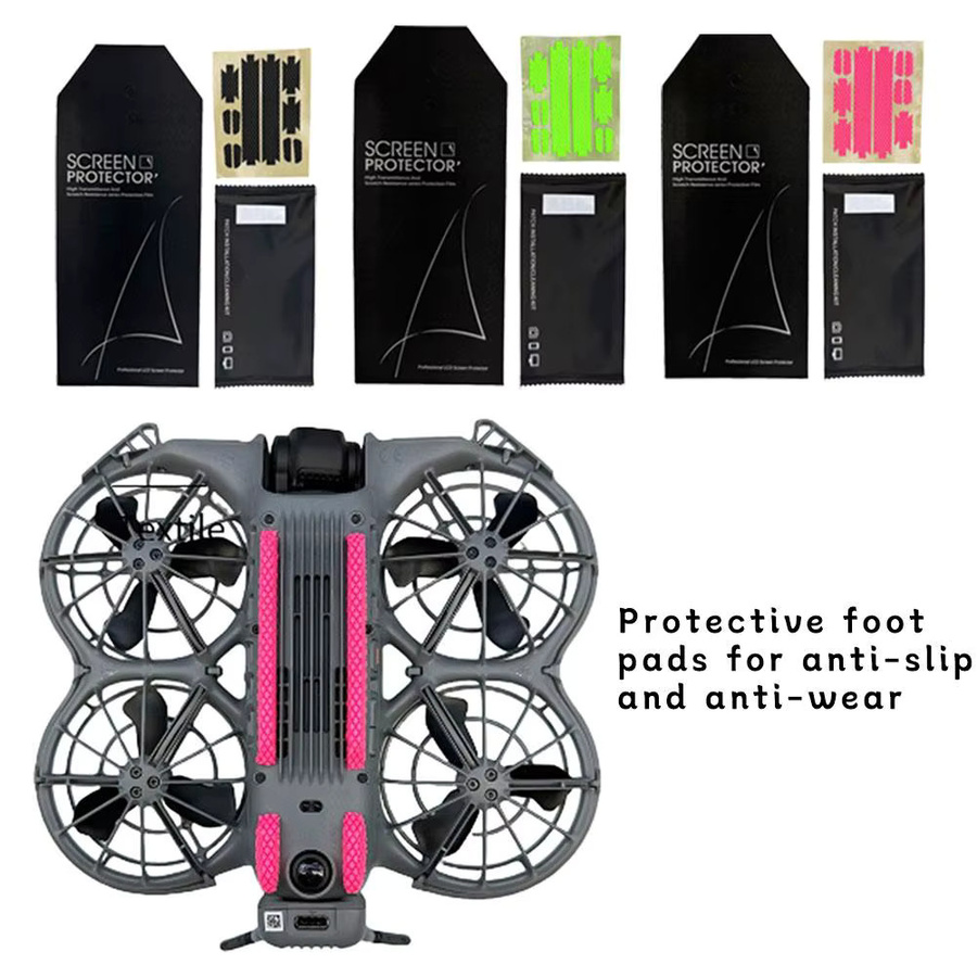 DJI NEO 2 Anti-Rutsch und Anti-Kratz Batterie Marker Aufkleber in Schwarz - Bild 2
