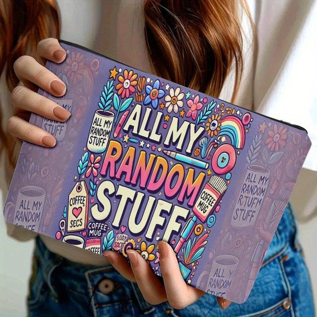 All My Random Stuff Kosmetiktasche, doppelseitiger Druck - Bild 1
