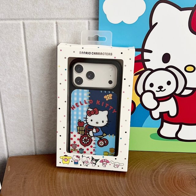 Sanrio Hello Kitty Kuromi Melody Magnetische Silikonhülle für iPhone 13 bis iPhone 17 Pro Max mit MagSafe Kompatibilität, Multicolor - Bild 1