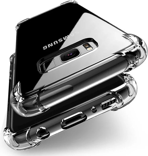 Stoßfeste und transparente Silikon Schutzhülle für Samsung Galaxy S20 S21 S22 S23 S8 S9 S10 Note 10 Plus 20 Ultra - Bild 1