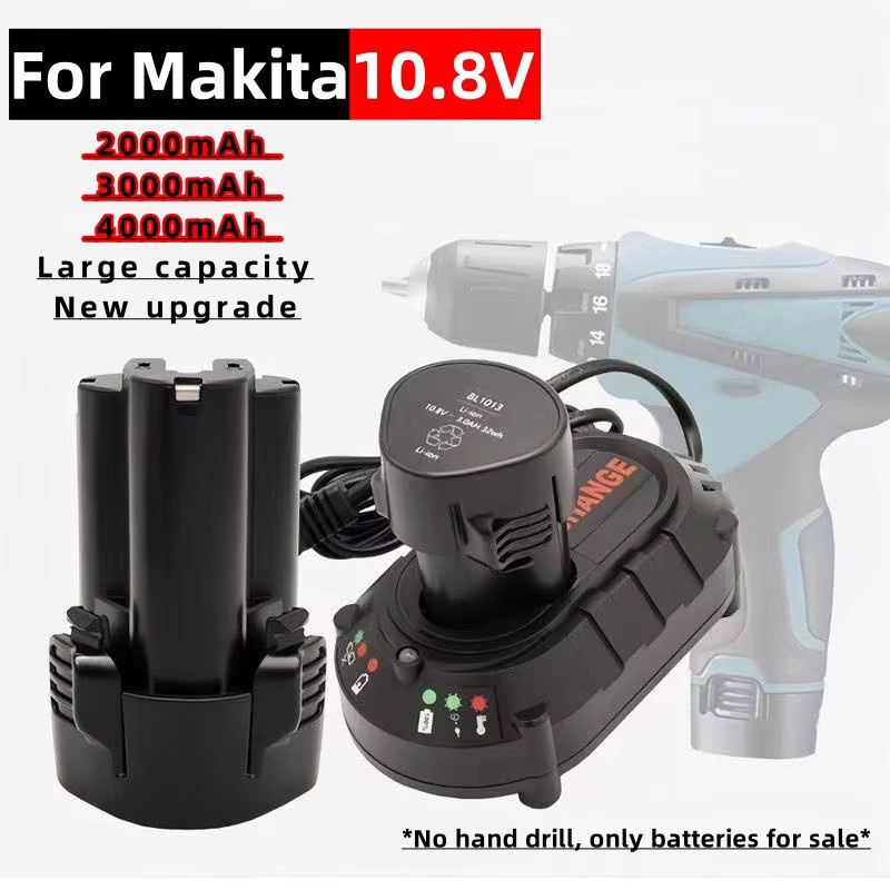 Makita Li-Ion Akku 10,8 V/12 V mit 4000 mAh für BL1013 BL1014 LCT203W 194550-6 194551-4 - Bild 2