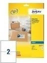 Avery Dennison Adressetiketten weiß für Inkjet, 50 Etiketten, Breite: 19,96 cm, Höhe: 14,35 cm - Bild 1