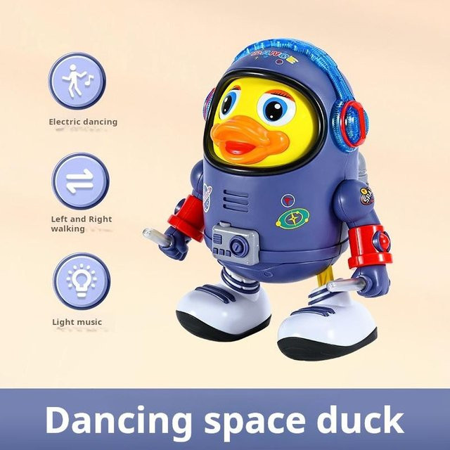 Wucifang Bags Baby Enten Spielzeug, Musikalisches Interaktives Spielzeug, Weltraum, mit Lichtern und Geräuschen, ab 3 Jahren - Bild 1
