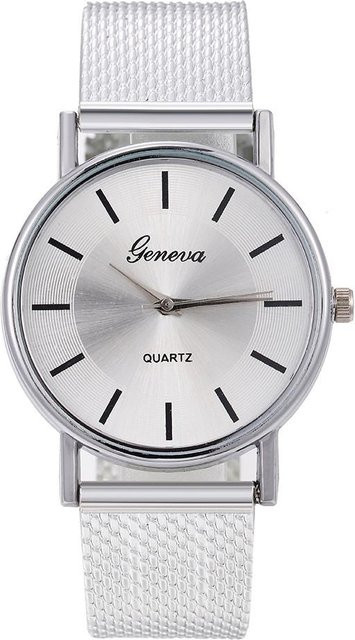 Armbanduhr Quarz, Weiß, Legierung, Damen - Bild 1