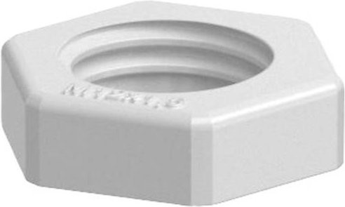 OBO Bettermann Gegenmutter 116 M12 aus Nylon in Grau oder Weiß - Bild 1