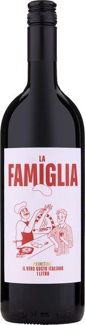 La Famiglia Primitivo Rotwein, Apulien, 2024, trocken, 13,5 %, 1,0 l - Bild 1