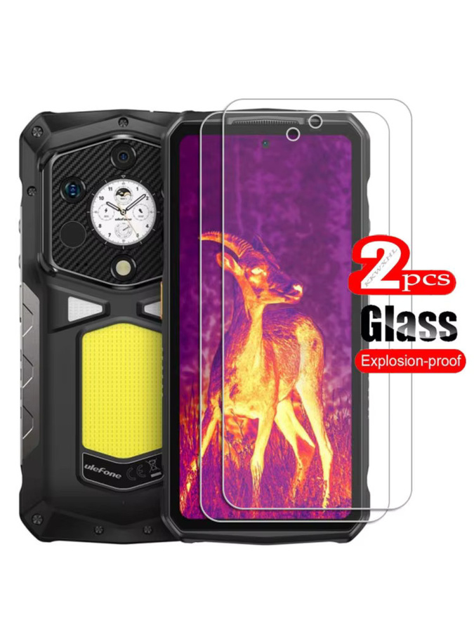 Ulefone Armor 29 Pro und 29Pro Ultra Schutzfolie aus gehärtetem Glas, transparent, 1/2 Stück - Bild 4