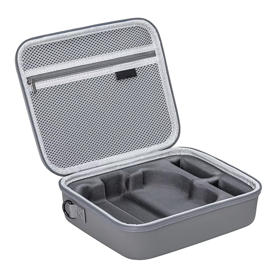 Stoßfeste DJI NEO 2 Aufbewahrungstasche aus PU-Material in Grau - Bild 4