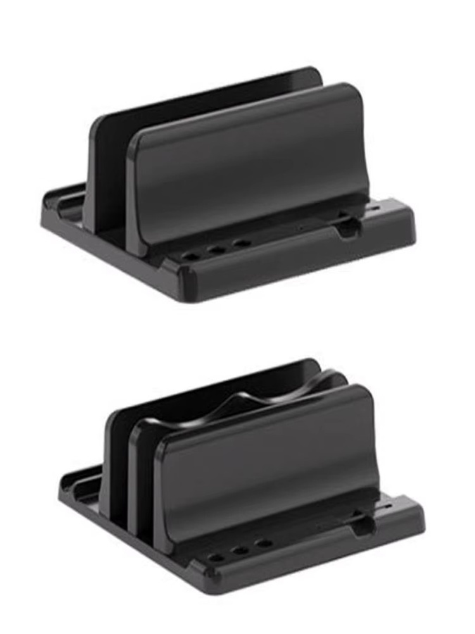 FONKEN 4-in-1 Laptopständer aus ABS-Kunststoff in Schwarz, verstellbarer platzsparender Halter für MacBook, iPad, Chromebook, HP und Dell - Bild 6
