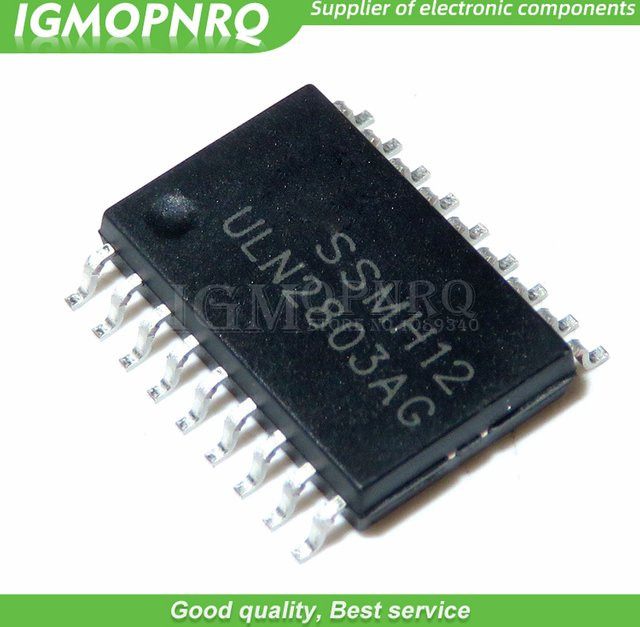 100 Stück ULN2803AFWG IC SOP-18 SMD Transistor Array in Schwarz - Bild 1