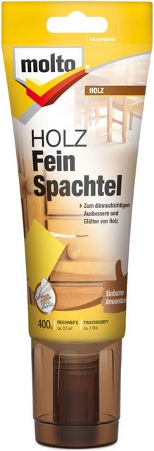 Molto Holz Fein-Spachtel Weiß 400 g - Bild 1