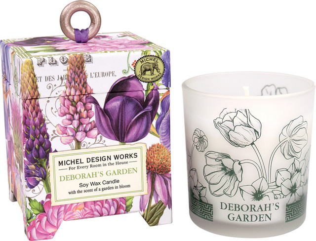 Michel Design Works Duftkerze Deborah's Garden aus Sojawachs in Weiß - Bild 1