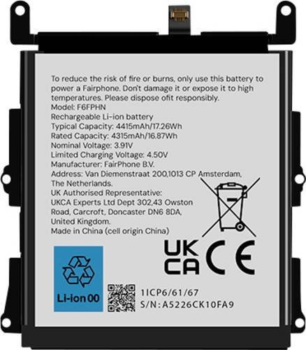 Fairphone Handy-Akku mit 4415 mAh Kapazität - Bild 1