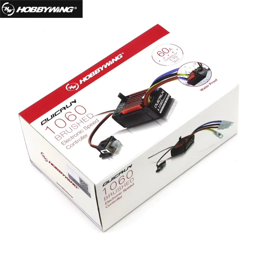HobbyWing QuicRun 1060 60A ESC, Elektronischer Drehzahlregler, 1:10 - Bild 3