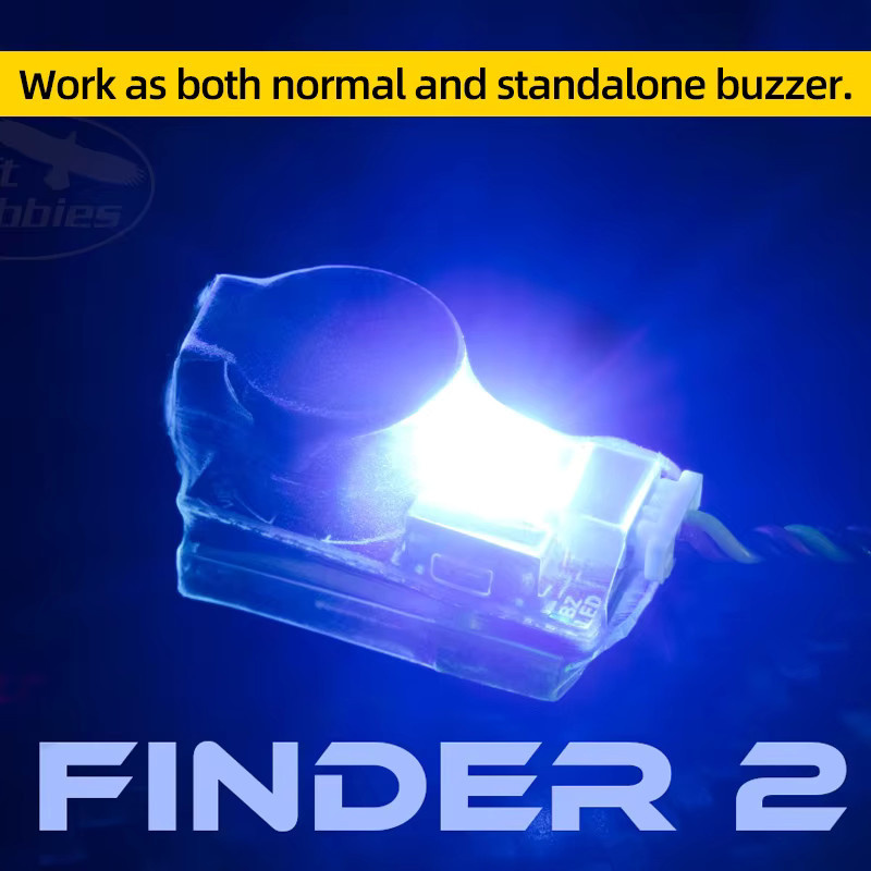 VIFLY Finder 2 V2 Summer Tracker mit Piepser Alarm und eingebauter Batterie für RC Flugzeuge, FPV Quadcopter und Drone Racing - Bild 2
