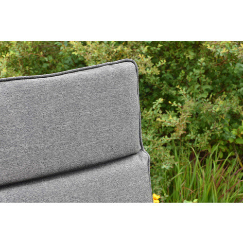 Merxx Auflage Astros für Klappsessel, grau, B/T/H: 123 x 50 x 3,5 cm - Bild 2