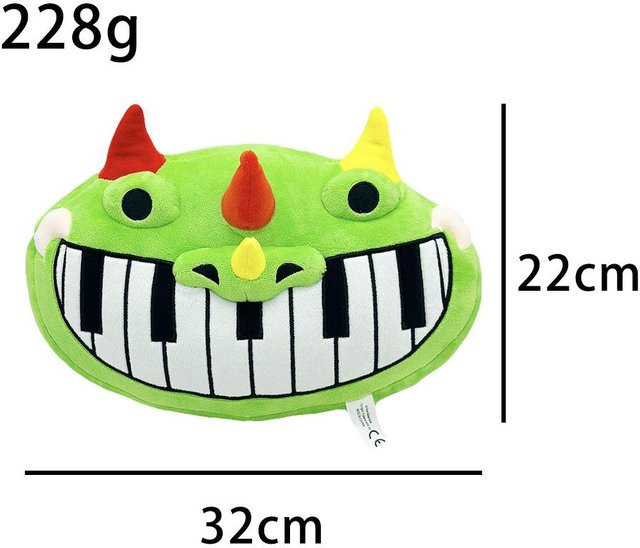 Poppy Playtime Pianosaurus Dinosaurier-Plüschkissen, Kuscheltier, ab 1,5 Jahre - Bild 1