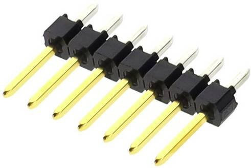 Molex Stiftleiste Standard 1 Reihe in Schwarz und Gold 901200767 Tray - Bild 1
