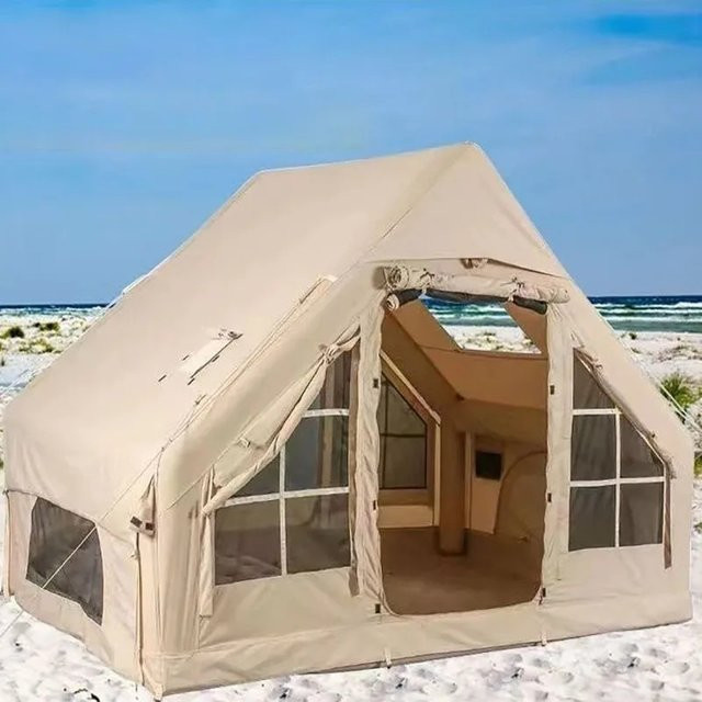 FULANG Campingzelt aus Oxford-Stoff, tragbares aufblasbares Zelt mit Schnellaufbau, wasserfest und sonnenschutzend für Outdoor-Aktivitäten - Bild 1