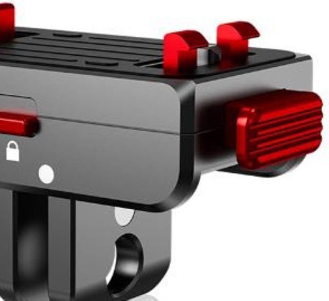 Magnetischer Schnellverschluss-Basisadapter aus Aluminiumlegierung für Insta360 X5 X4 und Ace Pro 2 in Schwarz - Bild 1