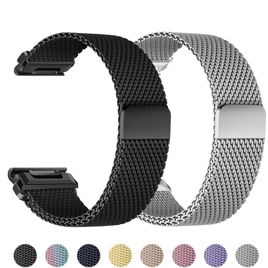 Quick Fit Uhrenarmband Milanese Loop, Edelstahl, Unisex, 22mm/26mm - Bild 7