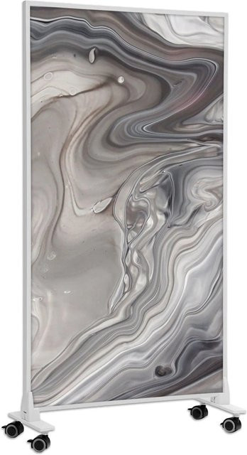 Könighaus Infrarotheizung mit Acrylmalerei in Weiß und Multicolour, 800 W - Bild 1