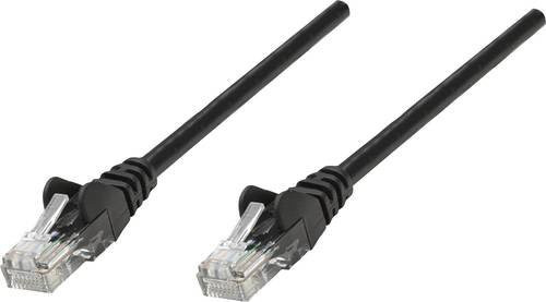 Intellinet RJ45 Patchkabel CAT 6 U/UTP Ethernet LAN Schwarz, Länge: 1,00 m - Bild 1