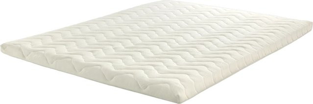 Letti Moderni Topper Lux Latex Weiß B/T/H: 120 x 190 x 8 cm - Bild 1