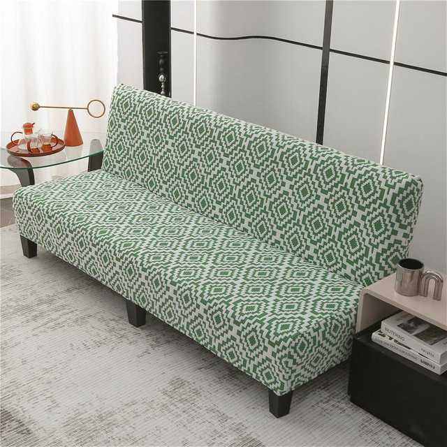 Bestbags Stretch Sofabezug für Klappsofabetten ohne Armlehnen in Grau - Bild 1
