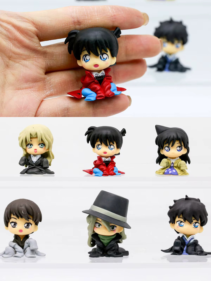 RE-MENT Detektiv Conan Kino Blind Box Sammelfiguren in Blau und Bunt/Mehrfarbig - Bild 2